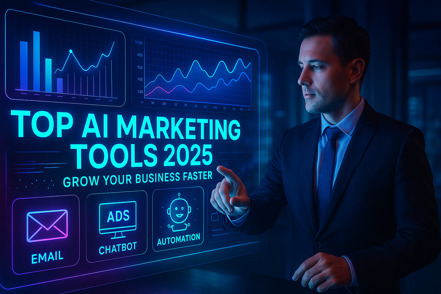 Top AI Marketing Tools to Grow Your Business Faster in 2025